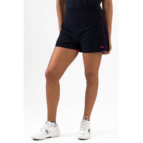 Sjeng Sports sportshort Lenita donkerblauw/roze afbeelding