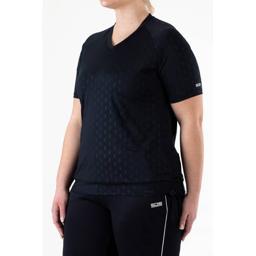 Sjeng Sports Plus Size sportshirt Izzie donkerblauw afbeelding