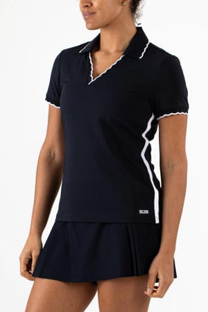 sportpolo Hadassa donkerblauw