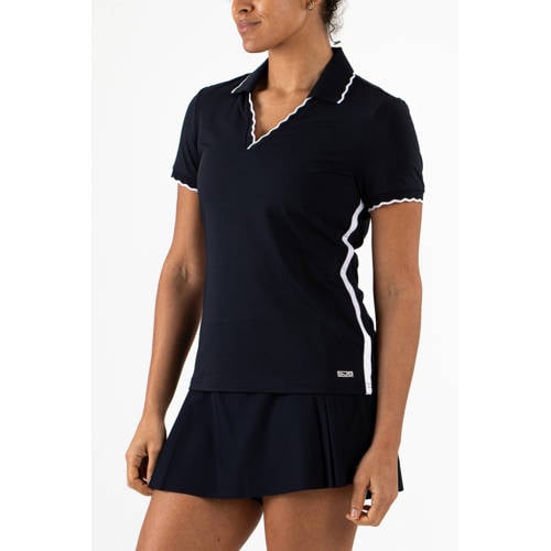 Sjeng Sports sportpolo Hadassa donkerblauw afbeelding