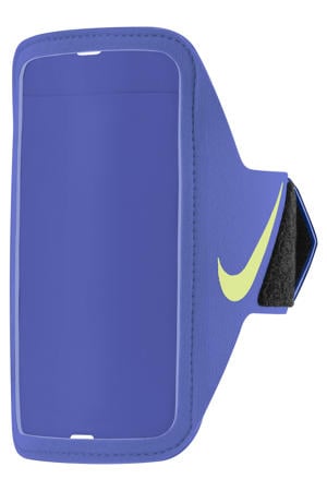 armband/telefoonhouder blauwpaars/geel