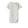 LIL' ATELIER BABY gestreepte romper wit