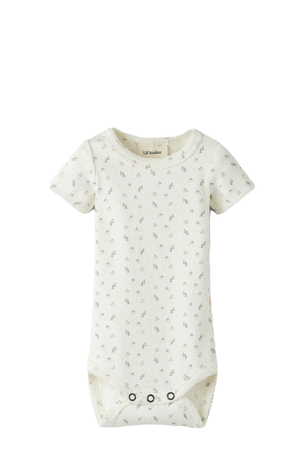 LIL' ATELIER BABY gebloemde romper wit