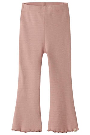 bootcut casual broek roze
