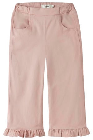 wide leg casual broek roze