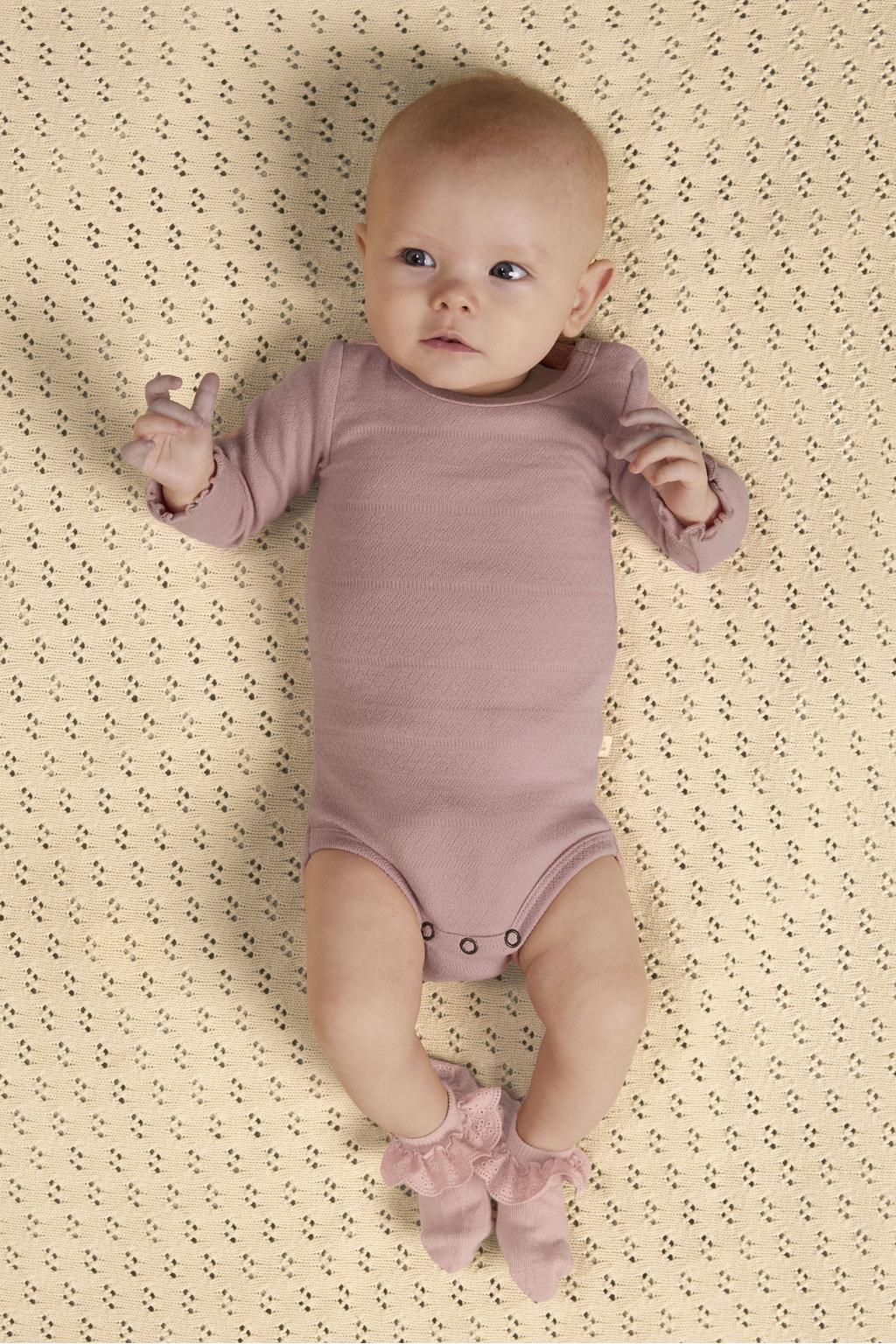 LIL' ATELIER BABY romper oudroze