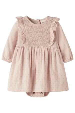 korte jurk beige