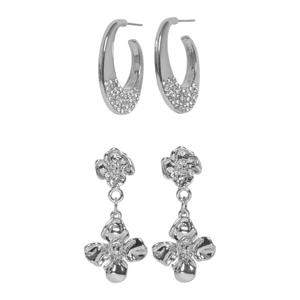 oorbellen ONLELLA - zilverkleurig (set van 2)