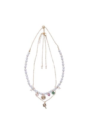 ketting ONLPENELOPE - goudkleurig (set van 2)