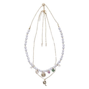 ketting ONLPENELOPE - goudkleurig (set van 2)