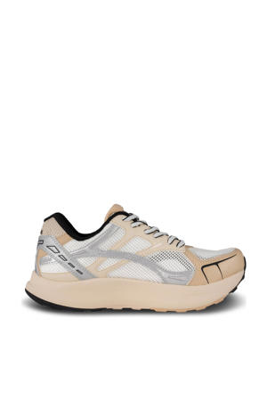 chunky sneakers beige/wit/zilver