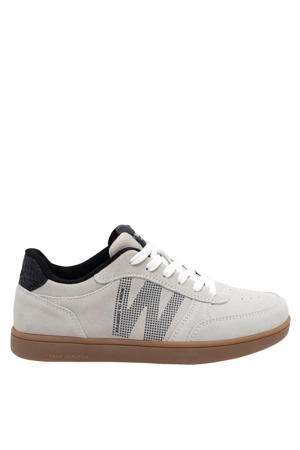 suède sneakers grijs