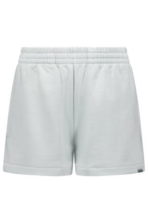 regular waist sweatshort lichtgrijs