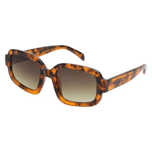 zonnebril met tortoise print Pluto bruin