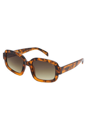 zonnebril met tortoise print Pluto bruin