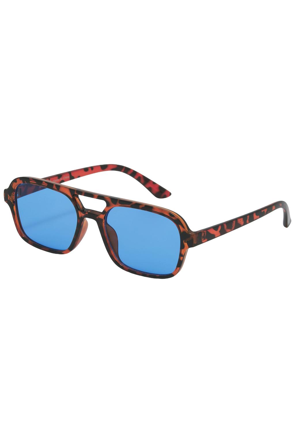 JJXX zonnebril met tortoise print JXMILANA bruin