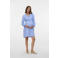 MAMALICIOUS zwangerschaps midi jurk blauw