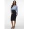 MAMALICIOUS zwangerschaps gestreepte T-shirt blauw