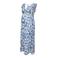 VERO MODA MATERNITY zwangerschaps maxi jurk blauw