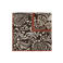 WE Fashion sjaal met all over print bruin