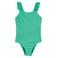 WE Fashion badpak met ruches groen