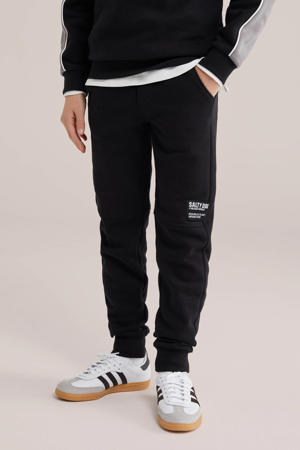 regular casual broek zwart