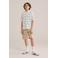 WE Fashion Blue Ridge loose fit cargo short lichtbruin