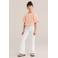 WE Fashion blousetop zalm