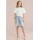 WE Fashion T-shirt broderie wit