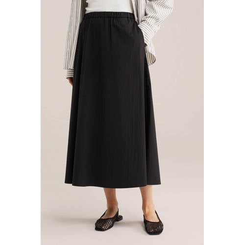 WE Fashion A-lijn rok zwart afbeelding