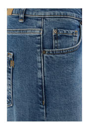 thumbnail: WE Fashion Blue Ridge high waist regular fit jeans medium blue denim