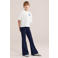 WE Fashion casual broek donkerblauw