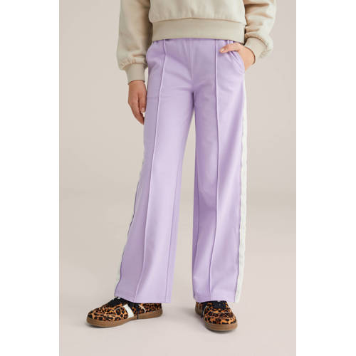 WE Fashion loose casual broek lila afbeelding