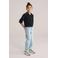 WE Fashion gebreide trui zwart