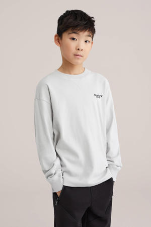 longsleeve grijs melange