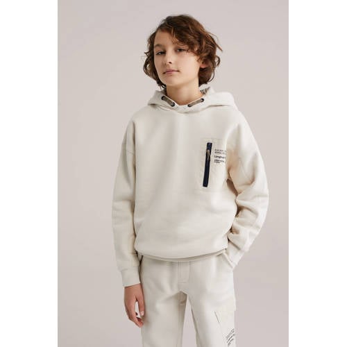 WE Fashion hoodie beige afbeelding