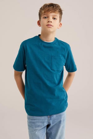 T-shirt donkerblauw