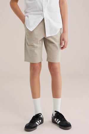 slim chino short beige