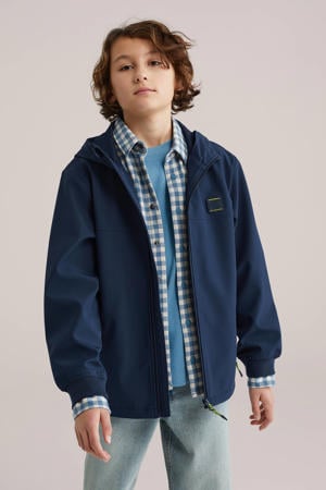softshell jas lente donkerblauw