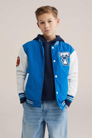 baseball jacket blauw