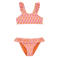 WE Fashion bikini met all over print roze