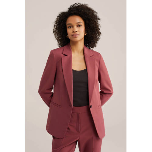 WE Fashion getailleerde blazer rood afbeelding