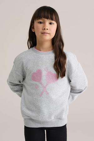 sweater grijs melange