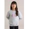 WE Fashion sweater grijs melange