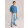 WE Fashion trui fijn gebreid blauw