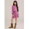 WE Fashion gebloemde blousetop roze