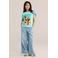WE Fashion T-shirt lichtblauw