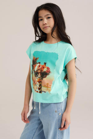 T-shirt lichtblauw
