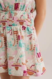 thumbnail: WE Fashion wide leg casual short ecru