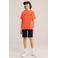 WE Fashion T-shirt met backprint oranje